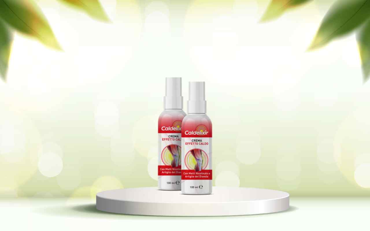 Allevia subito i dolori muscolari con la crema riscaldante Caldelixir in offerta